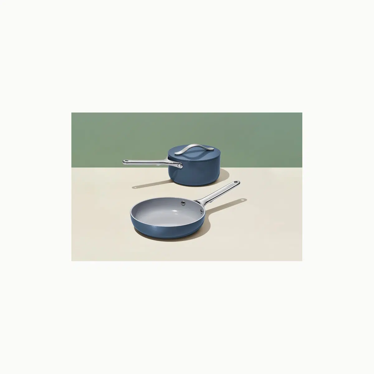 caraway-non-toxic-ceramic-minis-duo-8-mini-fry-pan-1-75qt-sauce-pan-ptfe-free image 1