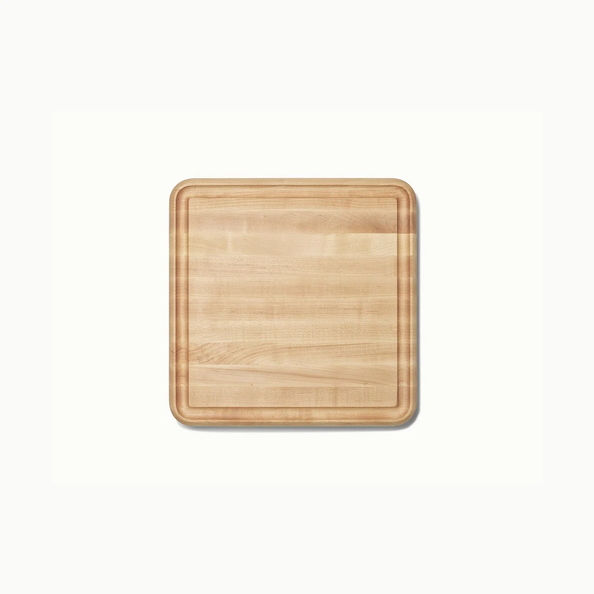 Caraway 12-inch Prep & Serve Butcher Block - Non-Toxic Maple Wood, Dual-Sided, Made in USA