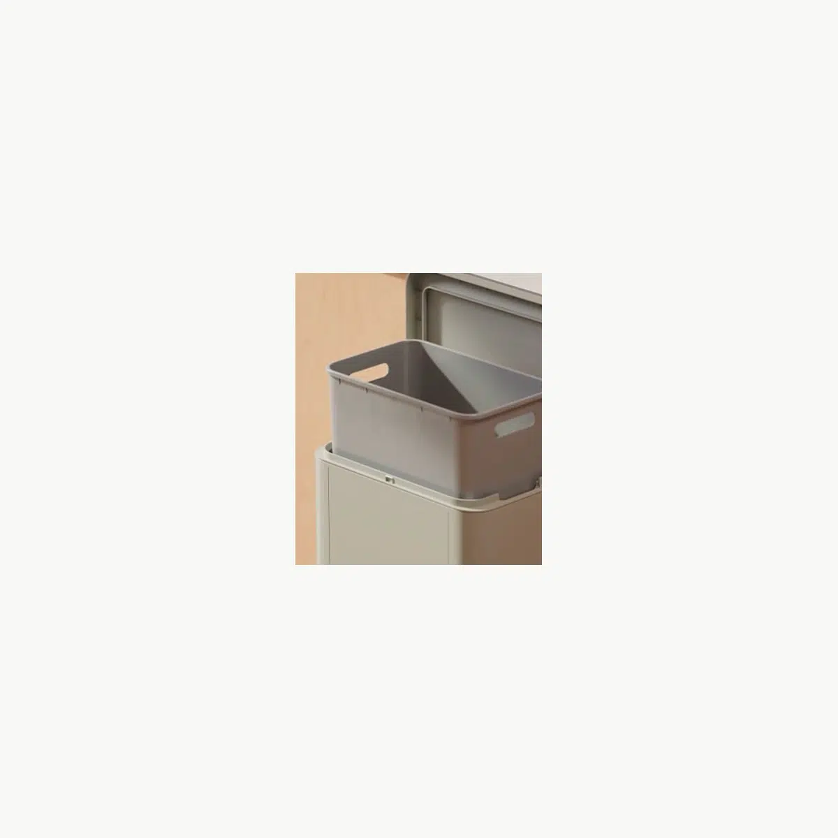 caraway-45l-rectangular-step-trash-can-fingerprint-resistant-quiet-close-lid-fit image 1