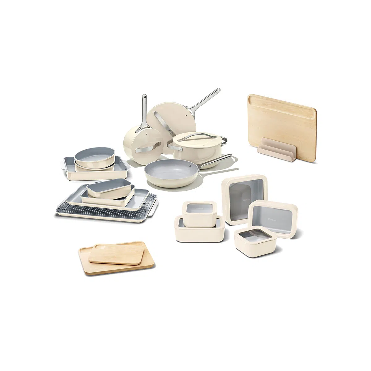 caraway-clean-start-bundle-40-piece-cookware-bakeware-food-storage-cutting-board image 1