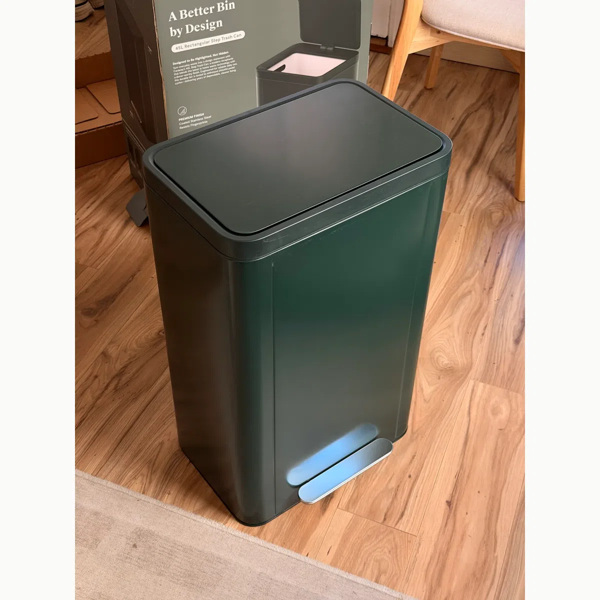 Fits under counter