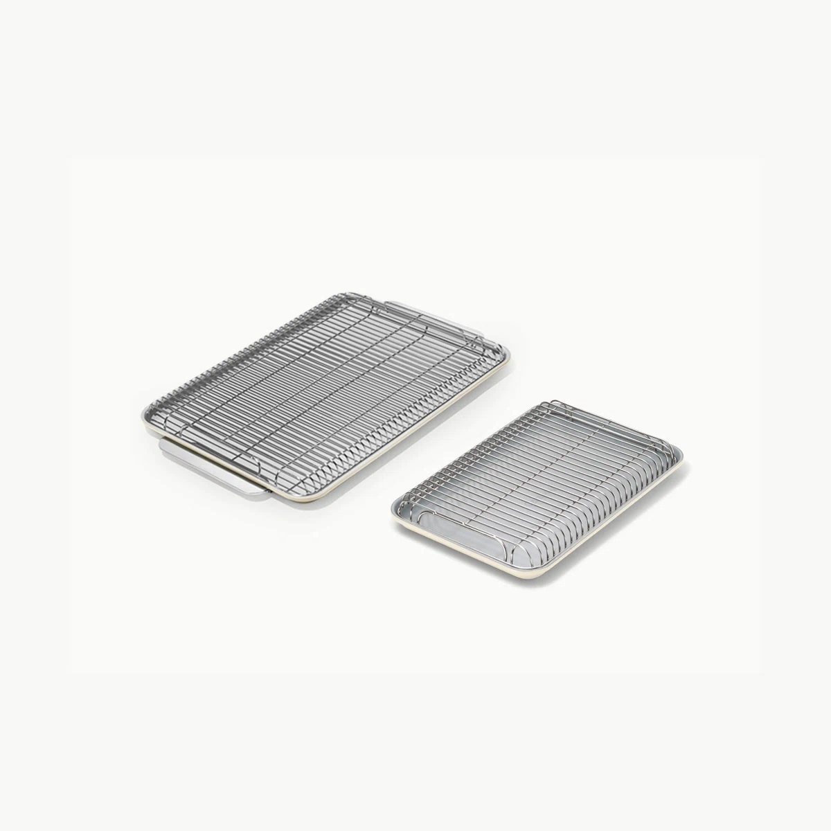 caraway-baking-cooling-set-ceramic-coated-baking-sheets-stainless-steel-cooling- image 1