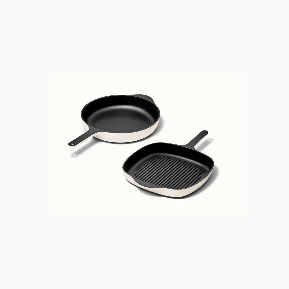 caraway-enameled-cast-iron-skillet-grill-pan-duo-non-toxic-no-seasoning-oven-saf image 1