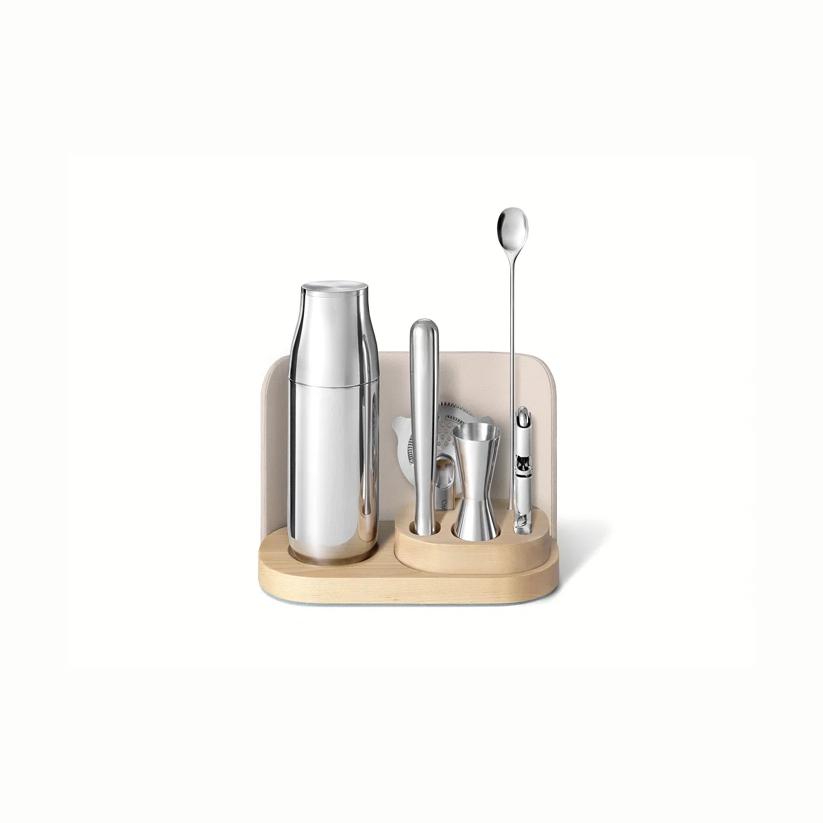 caraway-complete-bar-set-premium-6-piece-304-stainless-steel-cocktail-tools-with image 1