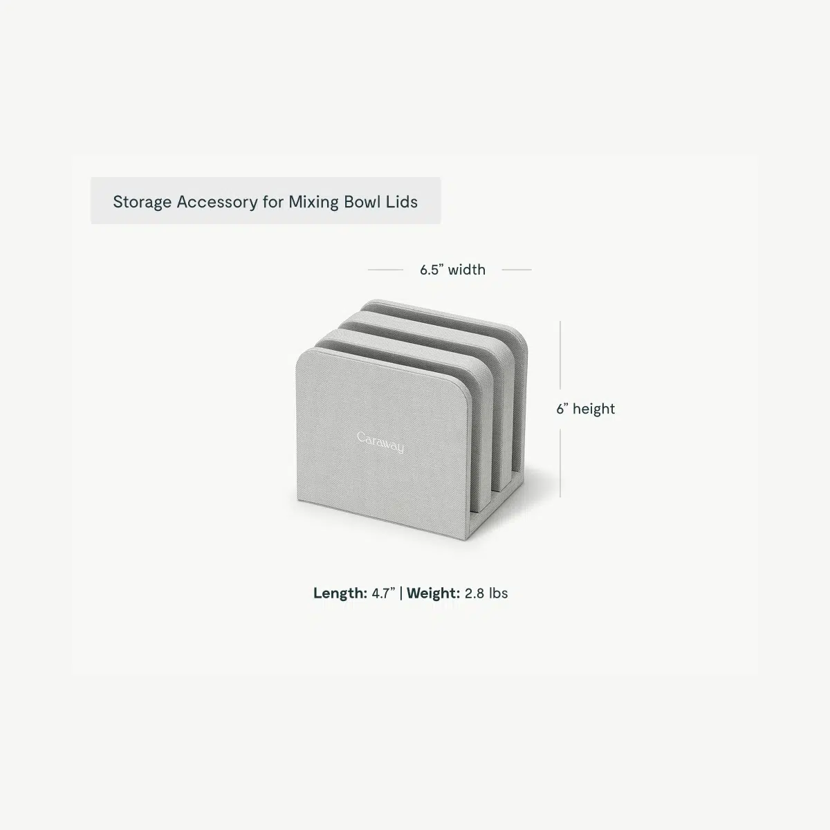 caraway-mixing-bowl-lid-organizer-stores-up-to-3-lids-clutter-free-counter-stora image 3
