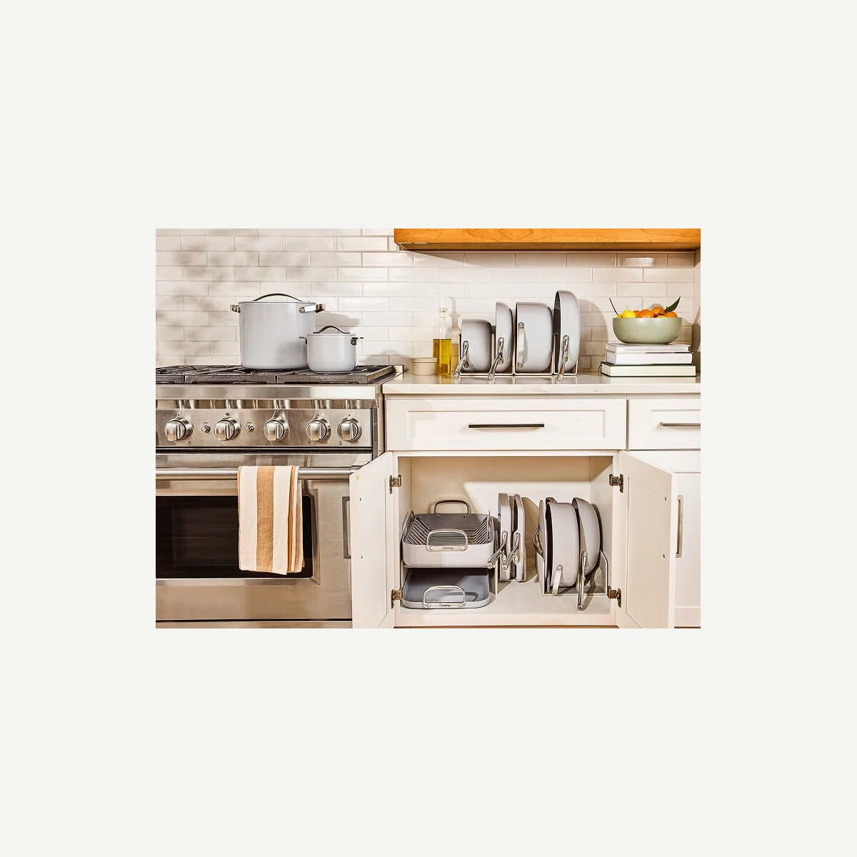 caraway-full-ceramic-cookware-bundle-31-piece-non-toxic-set-with-storage-organiz image 3
