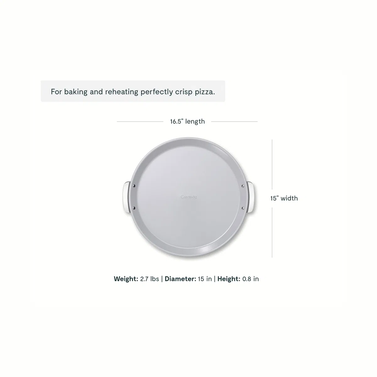 caraway-15-inch-pizza-pan-non-stick-ceramic-crisp-crust-oven-safe-to-550-f image 3