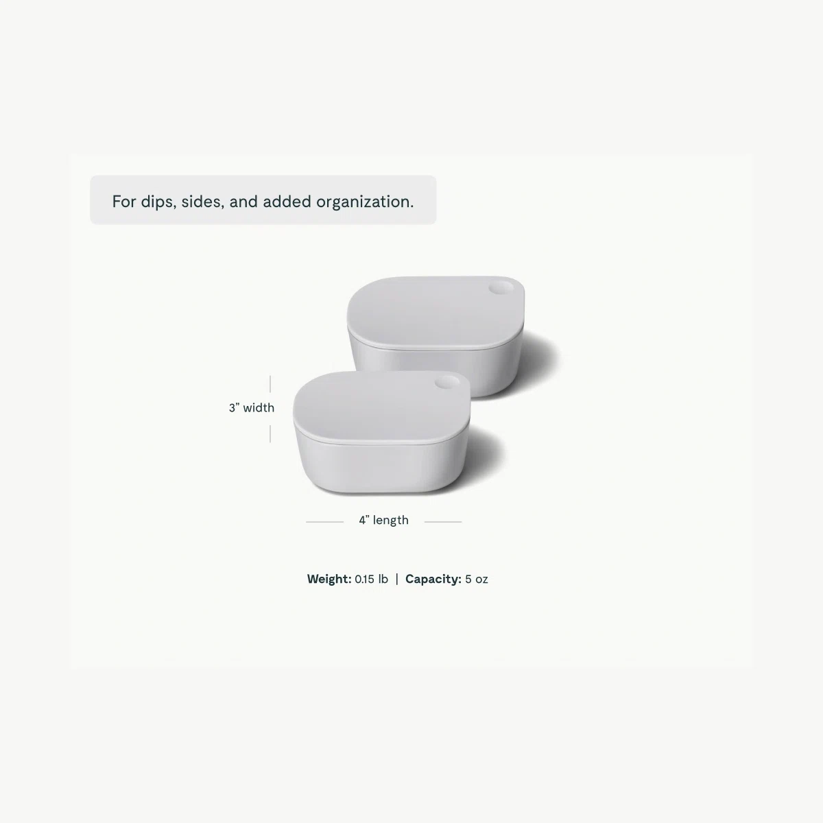 caraway-mini-glass-food-storage-containers-with-lids-5-oz-small-rectangle-non-to image 3