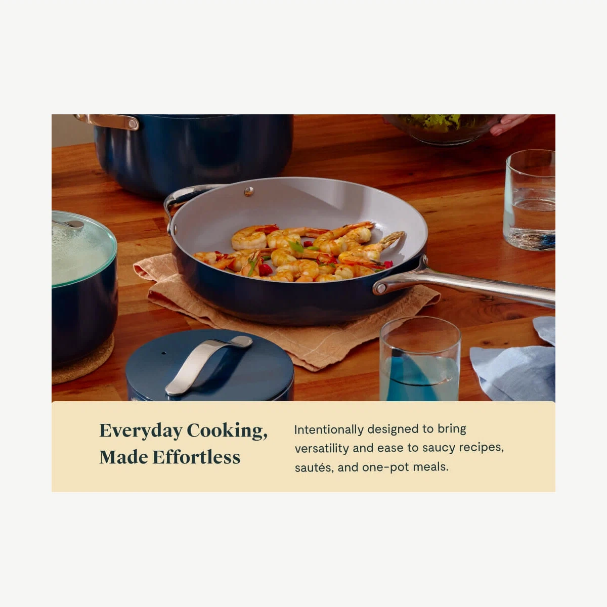 caraway-4-5-quart-saut-pan-with-lid-non-stick-ceramic-non-toxic-coating image 5