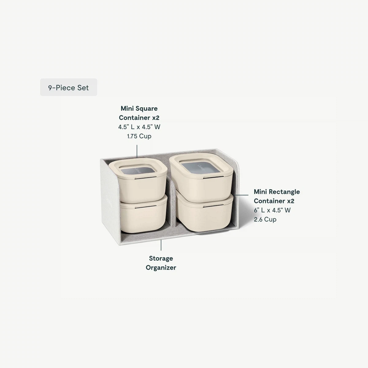 caraway-mini-food-storage-set-glass-containers-with-lids-non-toxic-ceramic-coate image 5
