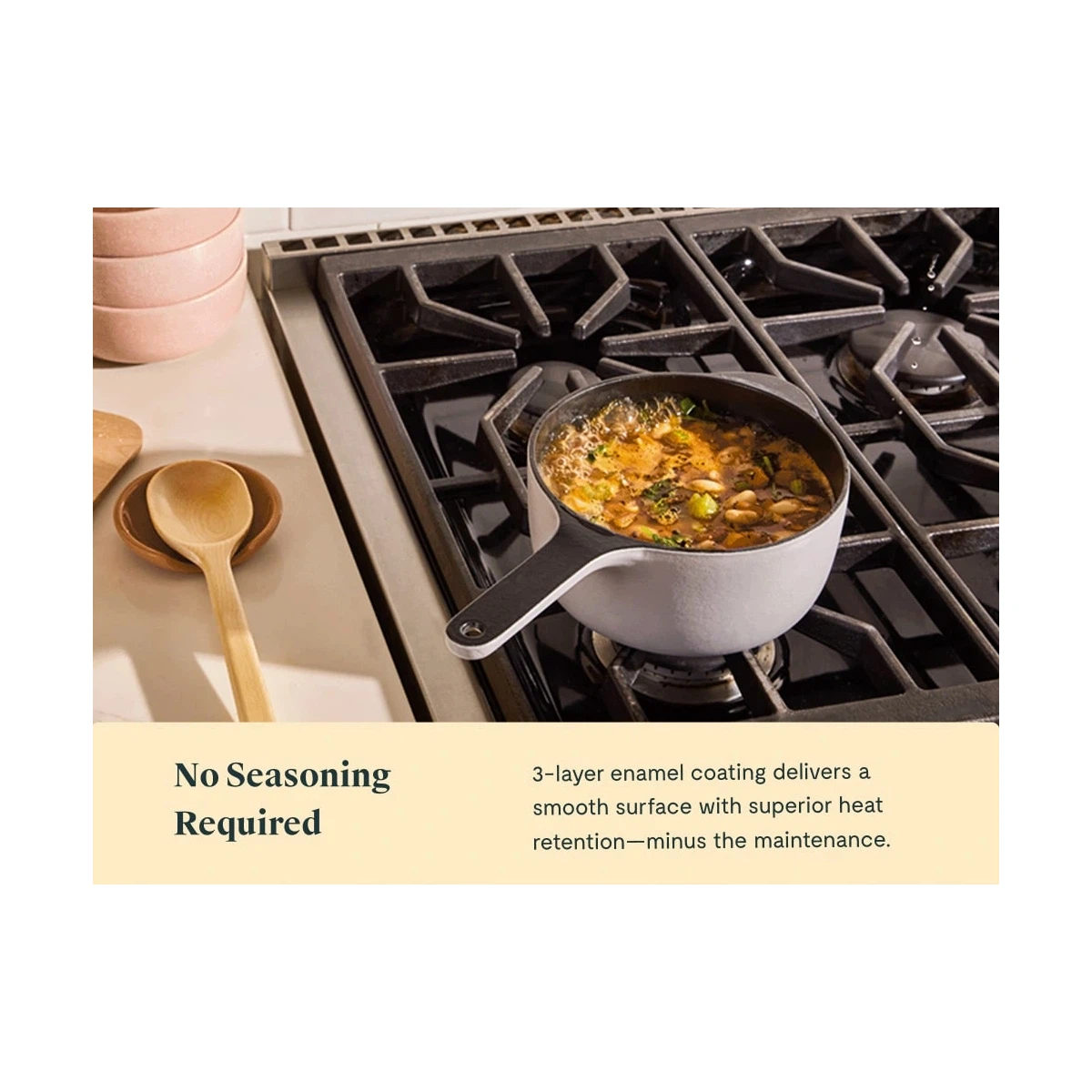 caraway-1-8-qt-enameled-cast-iron-mini-sauce-pan-non-toxic-even-heat-all-stoveto image 5