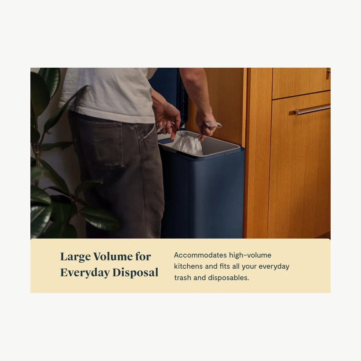 caraway-45l-slim-step-trash-can-13-gal-bag-fit-quiet-close-lid-fingerprint-resis image 5