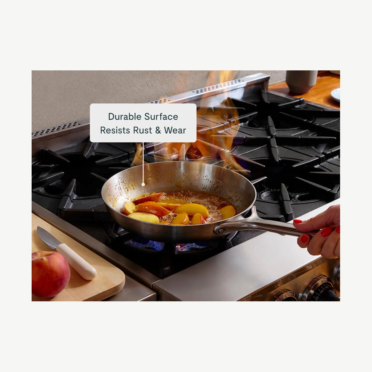 caraway-4-5-qt-stainless-steel-saut-pan-non-toxic-5-ply-oven-safe-to-550-f-burne image 5