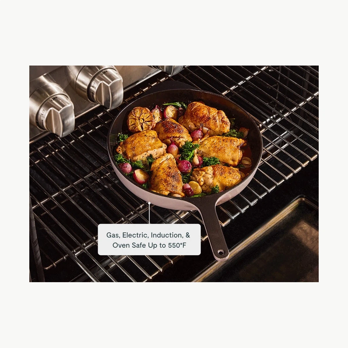 caraway-deluxe-enameled-cast-iron-set-16-piece-non-toxic-large-cookware-set-with image 6