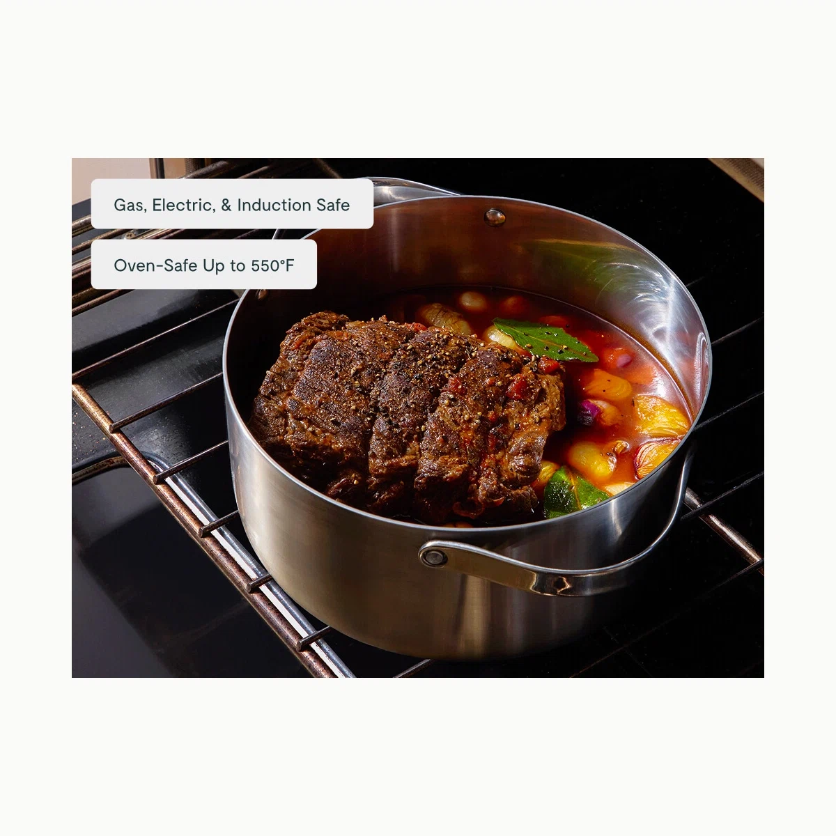 caraway-6-5-qt-stainless-steel-dutch-oven-non-toxic-5-ply-ovensafe-to-550-f-life image 6