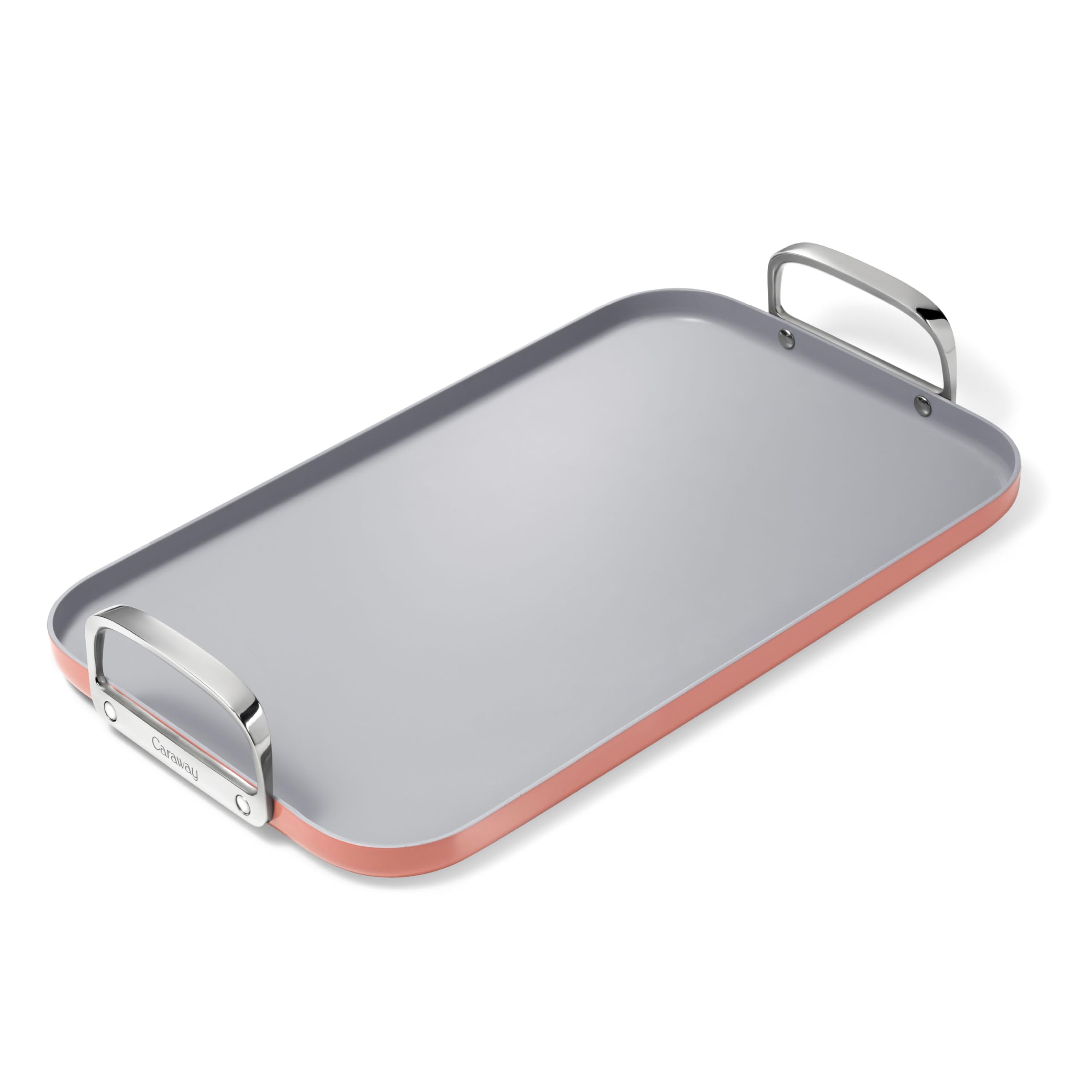 Caraway Double Burner Griddle – 19 x 12 Inch Non-Stick Ceramic Griddle Pan, Navy