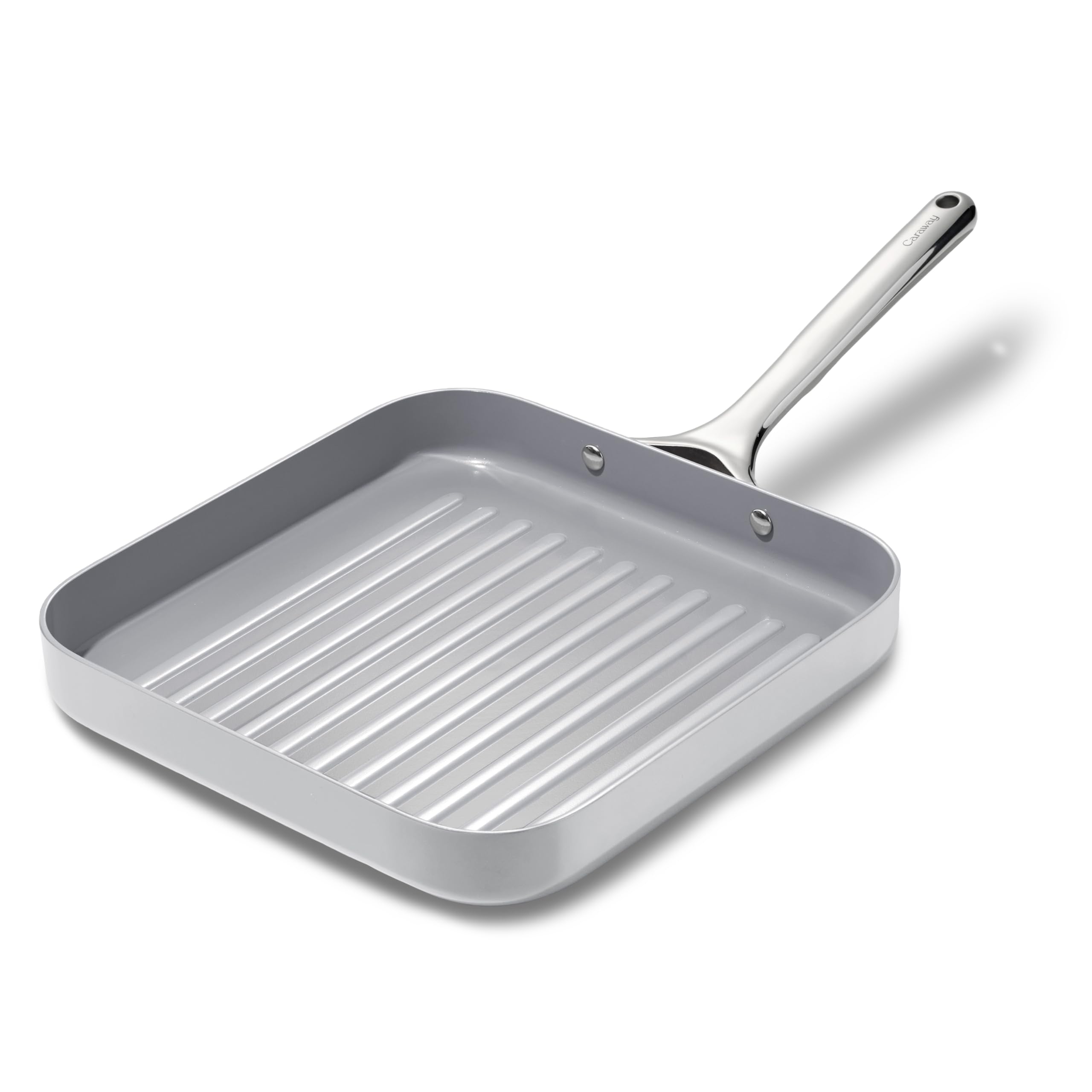 Caraway 11" Square Grill Pan — Non-Stick Ceramic Coated, Non-Toxic & Induction Compatible