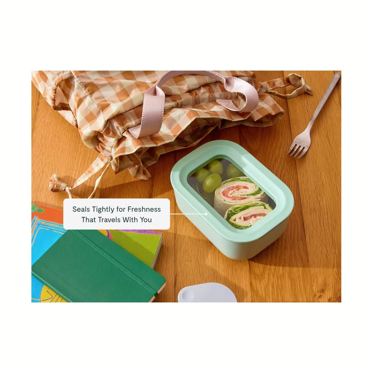 caraway-mini-rectangle-food-storage-container-2-6-cup-non-toxic-glass-microwave- image 7
