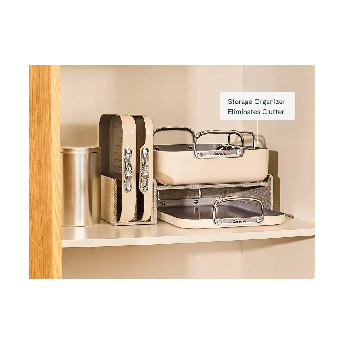 caraway-squareware-set-non-stick-ceramic-square-cookware-grill-pan-griddle-pan-o image 7