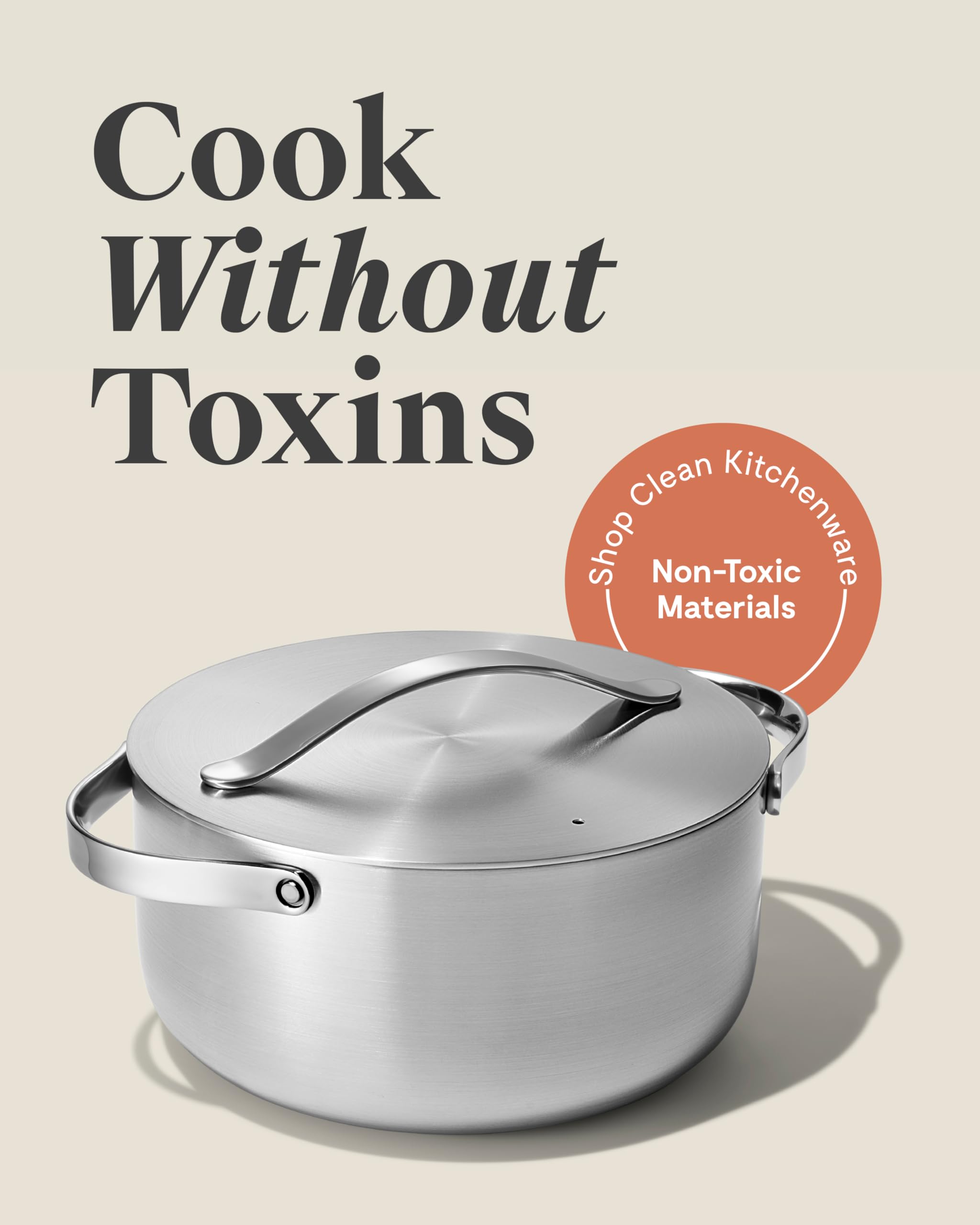 Caraway 6.5 qt Stainless Steel Dutch Oven