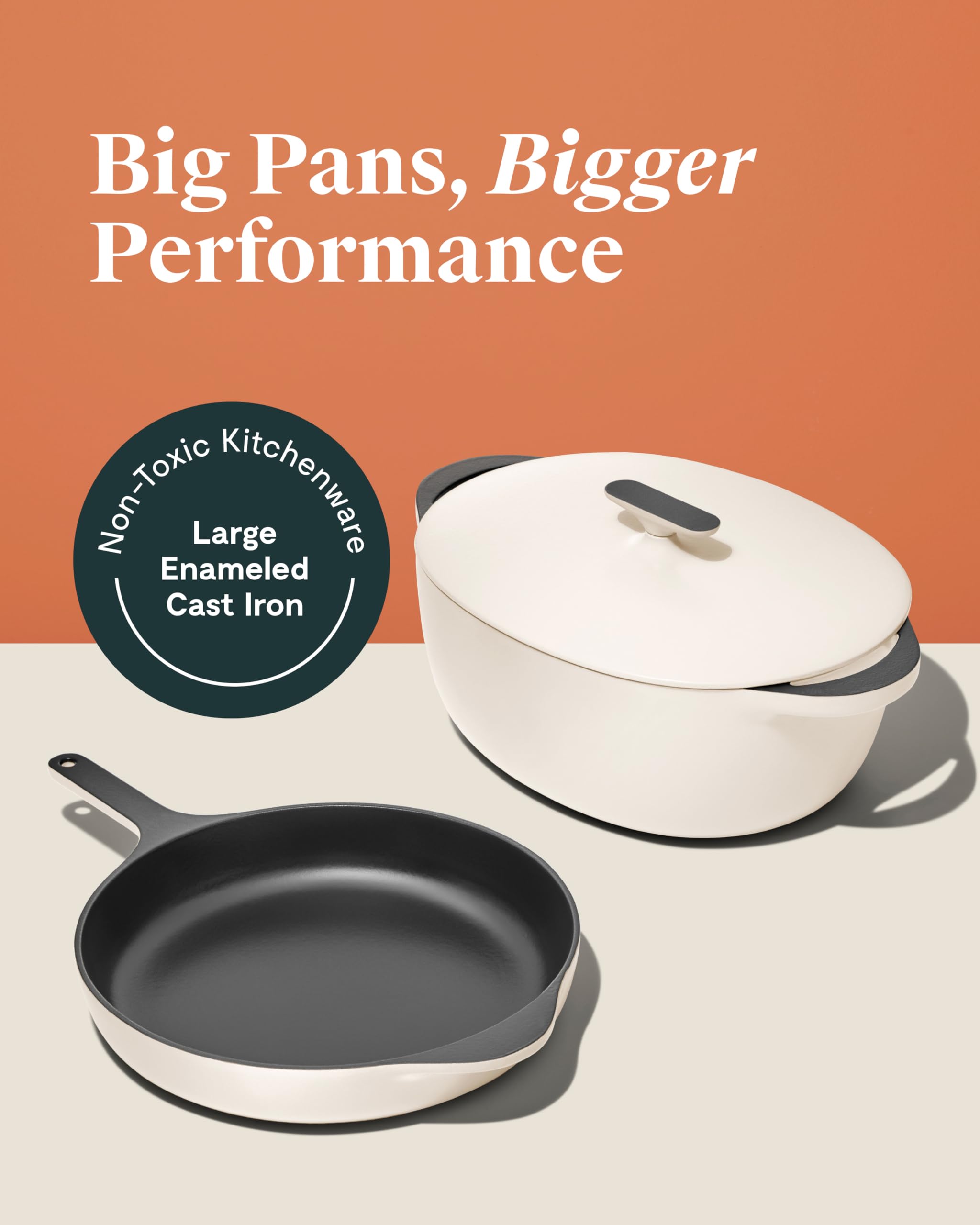 Caraway 12-Inch Enameled Cast Iron Skillet