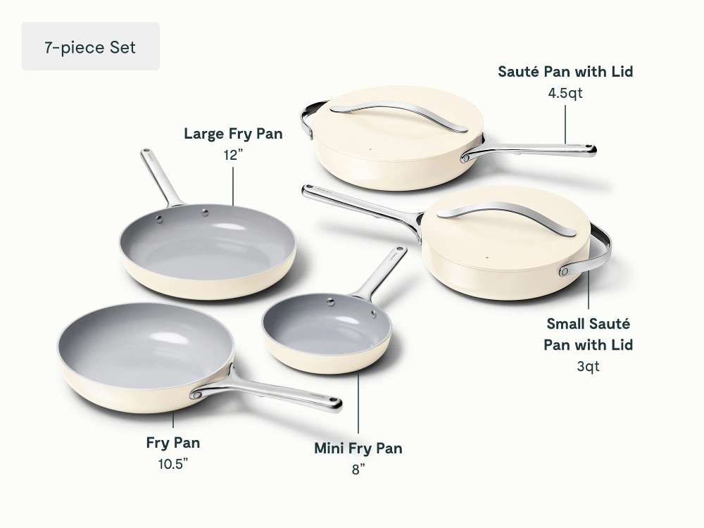 Caraway 7pc Fry & Sauté Set