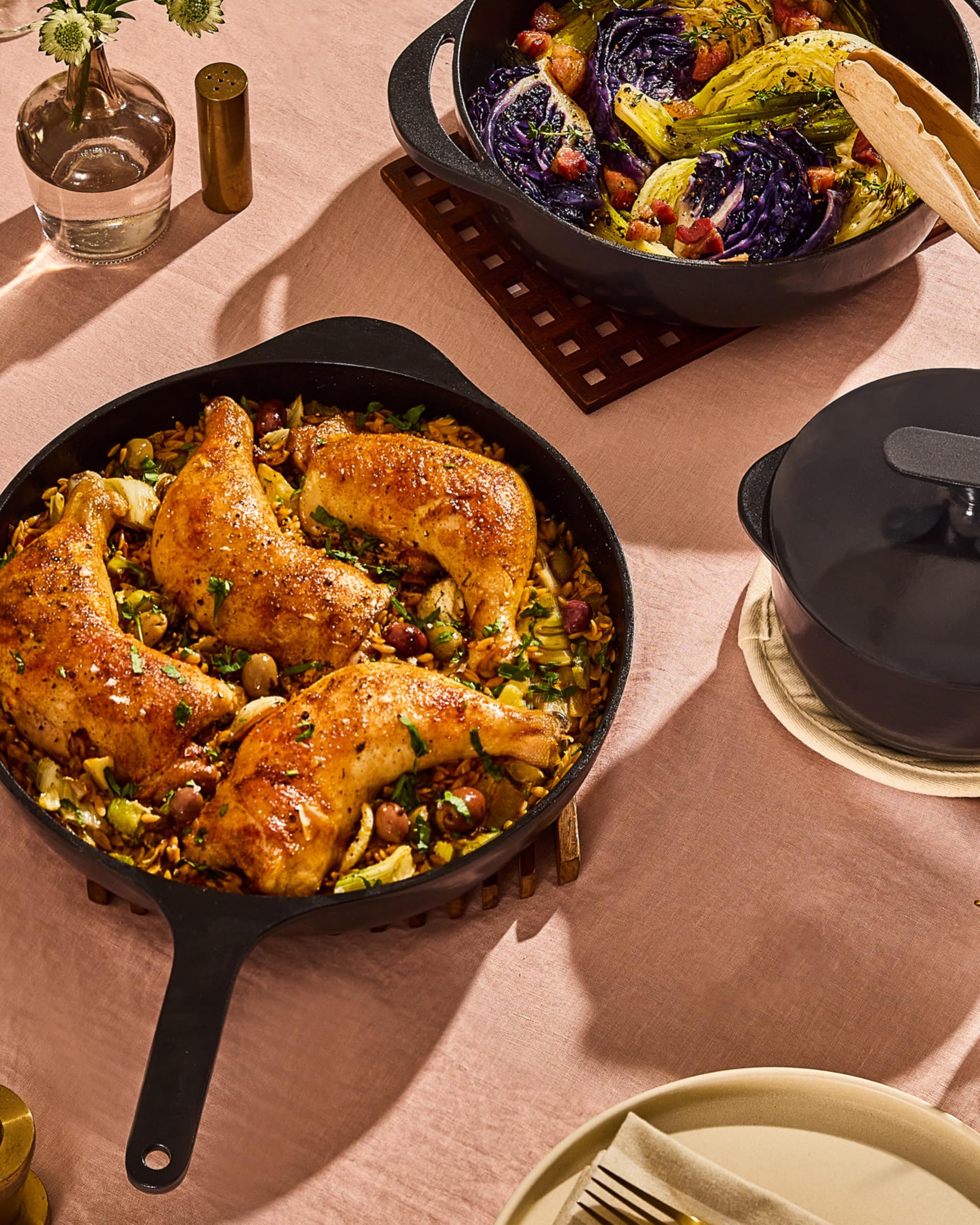 Caraway 12-Inch Enameled Cast Iron Skillet