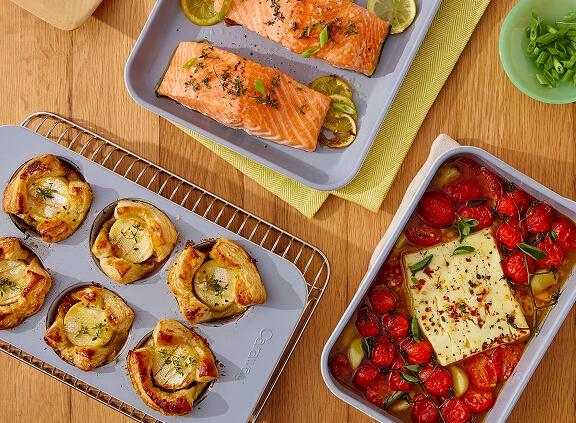 Caraway Bakeware+ Set — Non-Toxic Ceramic Non-Stick Baking Collection