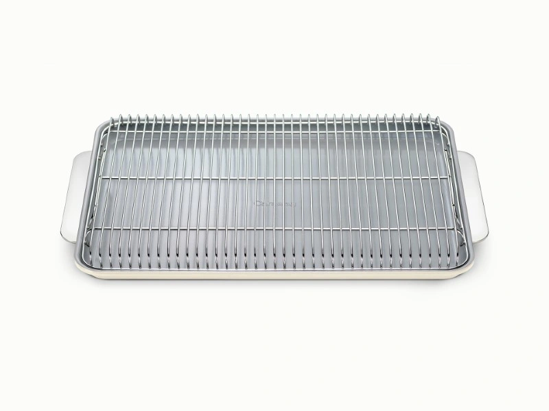 Caraway Baking & Cooling Duo — Large Baking Sheet and Cooling Rack Set