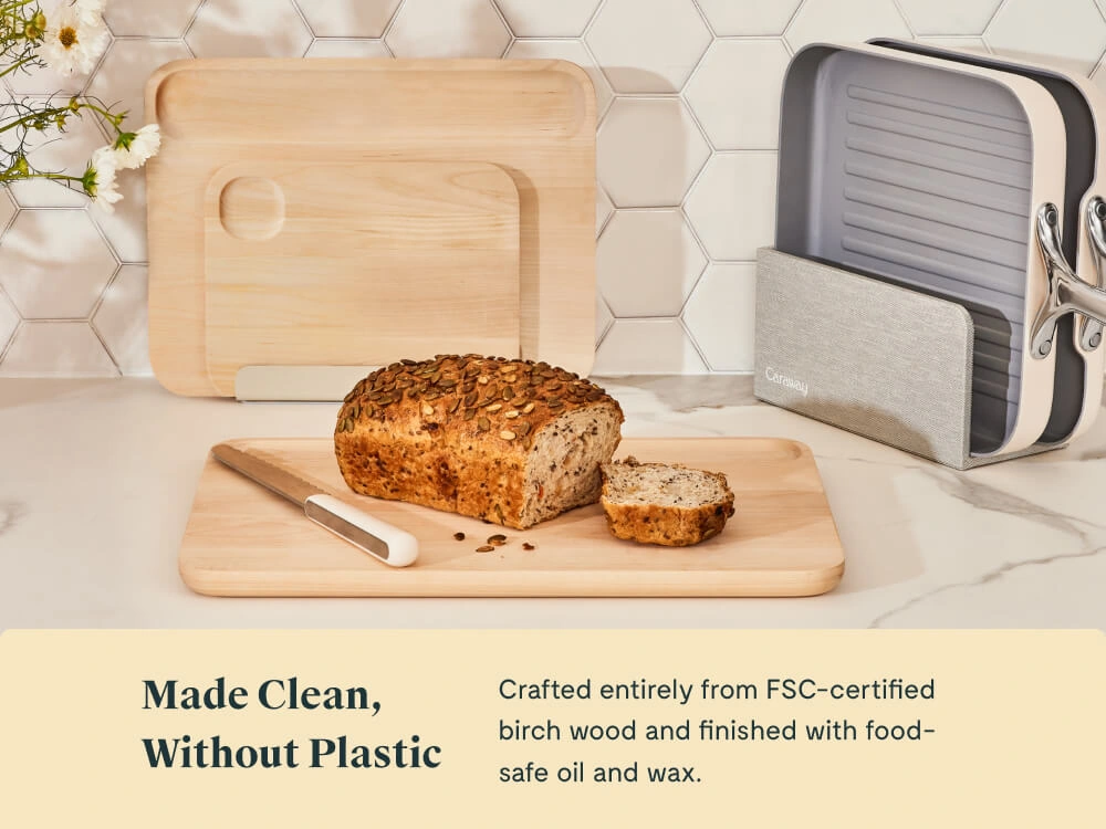 Caraway Complete Cutting Board Set — Prep & Serve Butcher Blocks