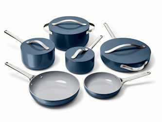 Caraway Clean Accessories Bundle – 4-Piece Kitchen Set with Spoon Rests, Grill Press & Timer