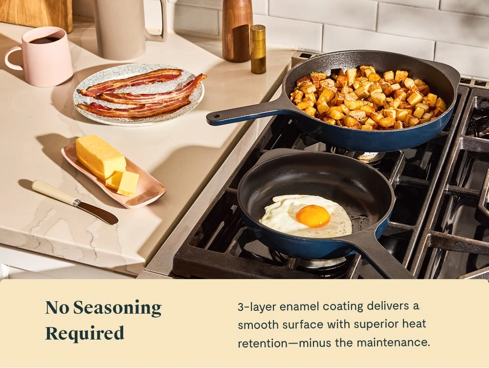 Caraway 8" Enameled Cast Iron Mini Skillet