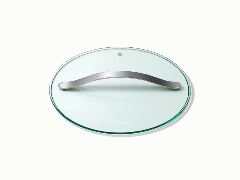 Caraway Glass Lid Set (3-Piece) — Oven-Safe Tempered Glass with Organizer
