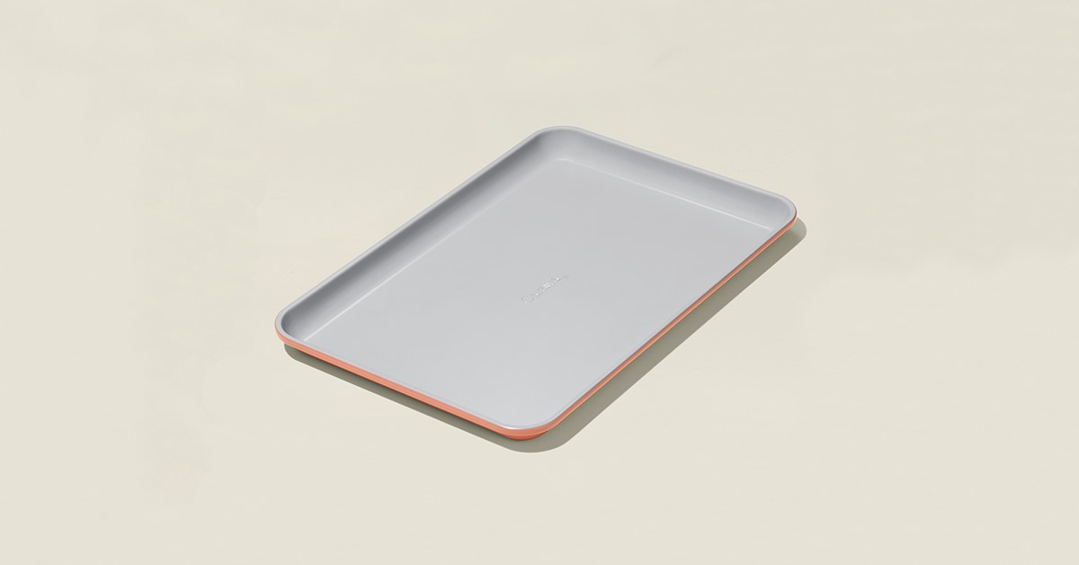 Caraway Medium Baking Sheet – Non-Toxic Ceramic, Aluminized Steel Core, Oven Safe to 550°F