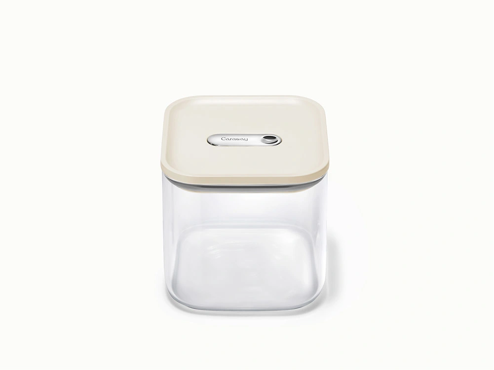 Caraway Medium Glass Airtight Container – 2.5 qt, Modular Design for Pantry Storage