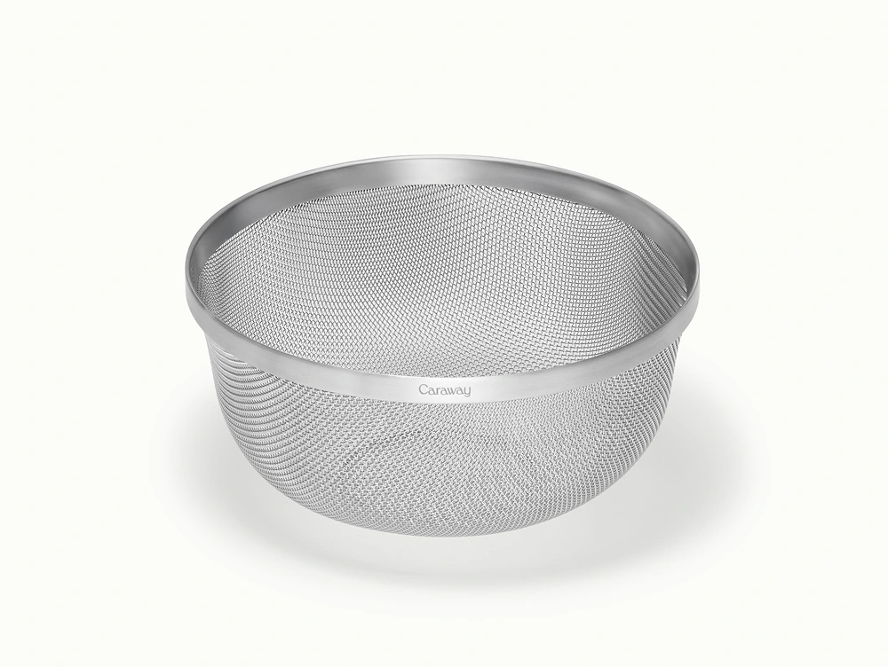 Caraway Medium Stainless Steel Strainer — 4 Quart Capacity
