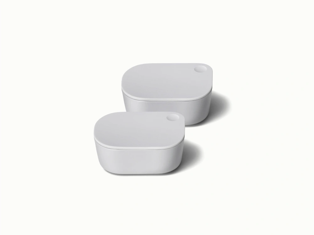 Caraway Mini Dash Containers (Set of 4) — 5 oz Glass Food Storage with Lids