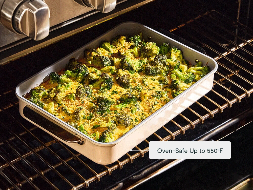 Caraway 12-Cup Nonstick Ceramic Muffin Pan – Non-Toxic, Aluminized Steel, Oven Safe to 550°F – PTFE & PFOA Free