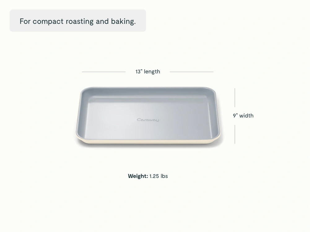 Caraway Baking & Cooling Set (Ceramic Baking Sheets + Cooling Racks)