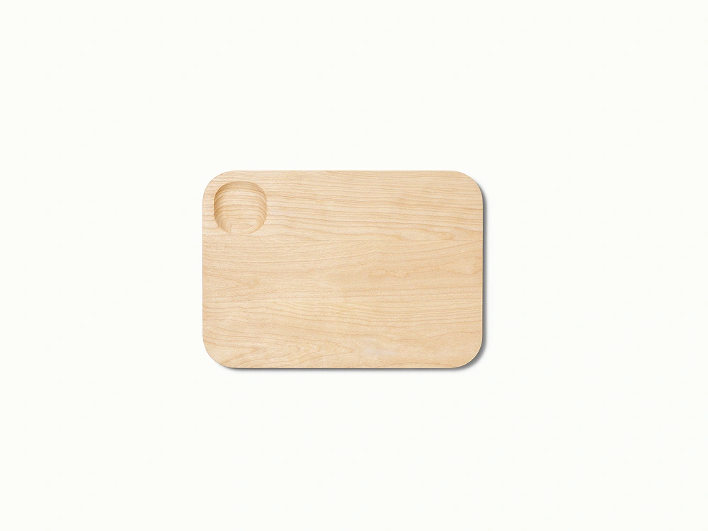 Caraway Small Cutting Board — FSC-Certified Birch Wood, Non-Toxic, Compact