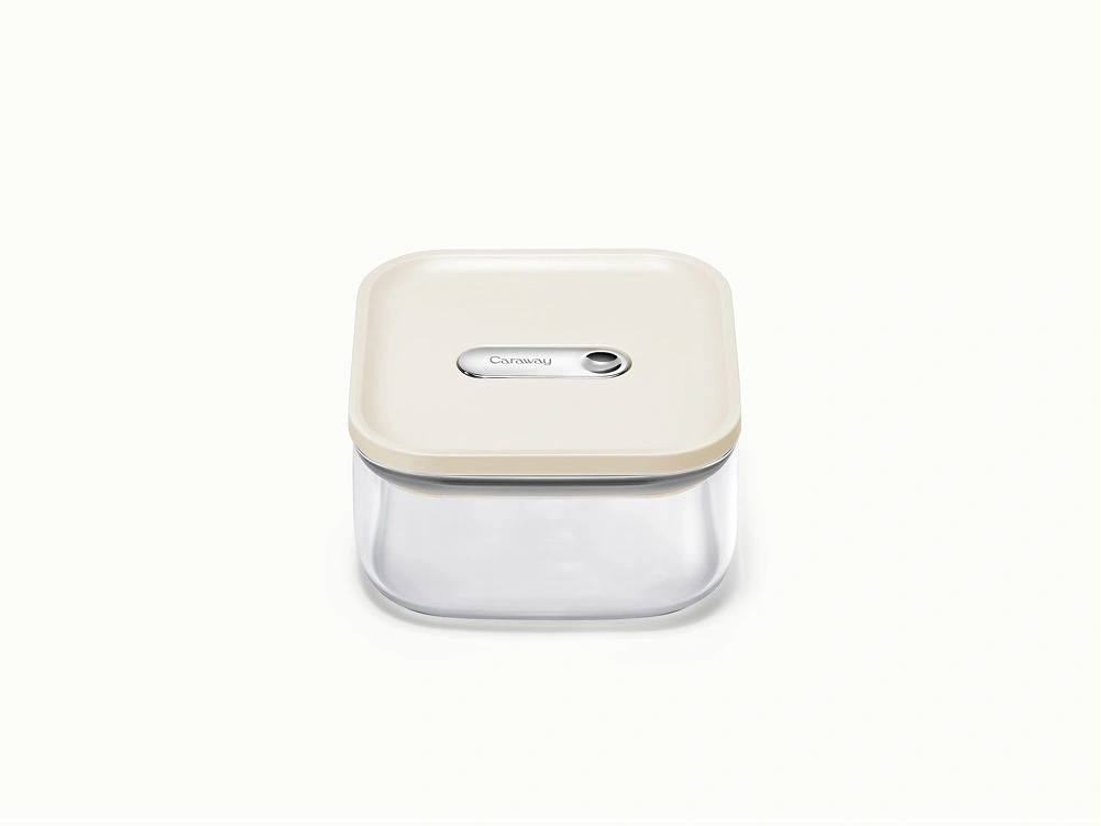 Caraway Small Glass Airtight Container 1 qt