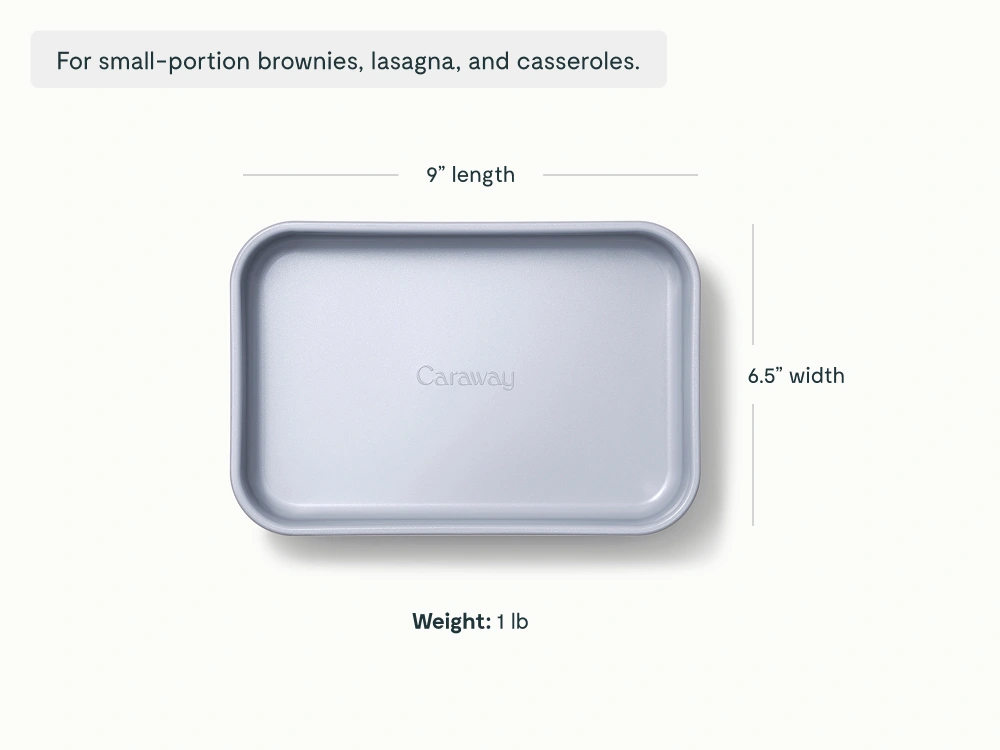 Caraway Small Rectangle Pan – Non-Toxic Ceramic Non-Stick, Oven Safe to 550°F