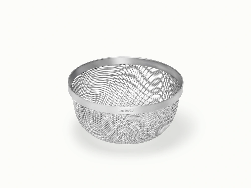 Caraway Small Stainless Steel Strainer — 2 Quart Capacity