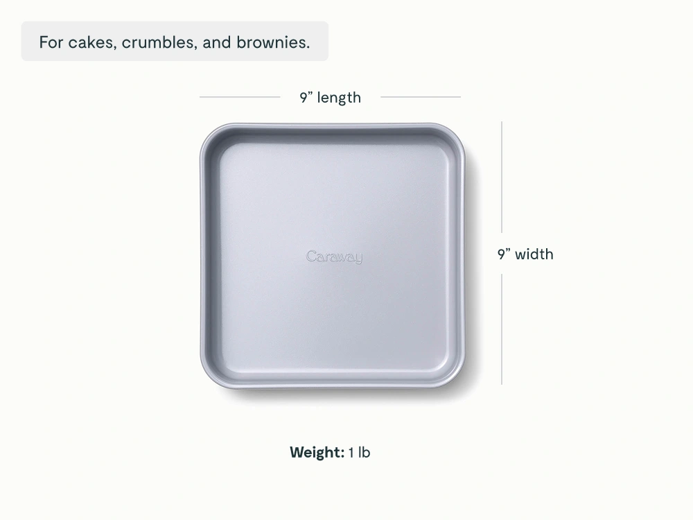 Caraway Square Baking Pan – Ceramic Coated – Non-Toxic