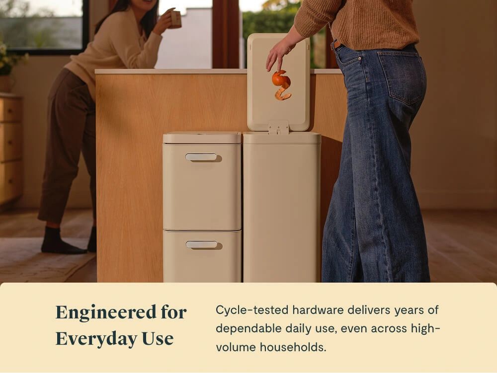 Caraway Slim Trash & Recycling Duo